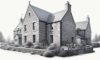Clermont Gris Limestone for a Fife Farmhouse Aesthetic