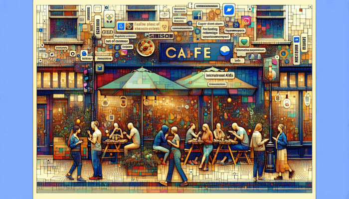 A Melksham café's Instagram campaign with seasonal menu and customer photos; a boutique's lively Facebook event with targeted ads.